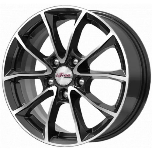 iFree Джет 6.5x16 5*112 ET50 DIA57.1 Блэк Джек Литой